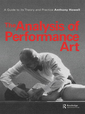 cover image of The Analysis of Performance Art
